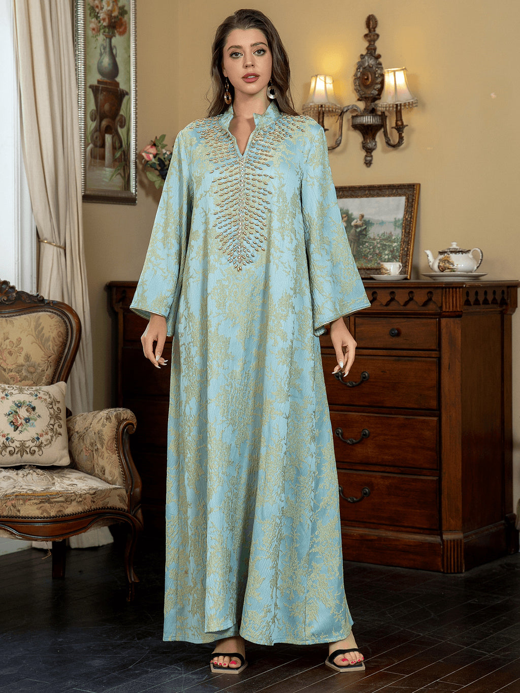 Beading Fashion Kaftan