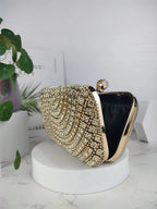 Beading Rhinestones Vintage Handbag