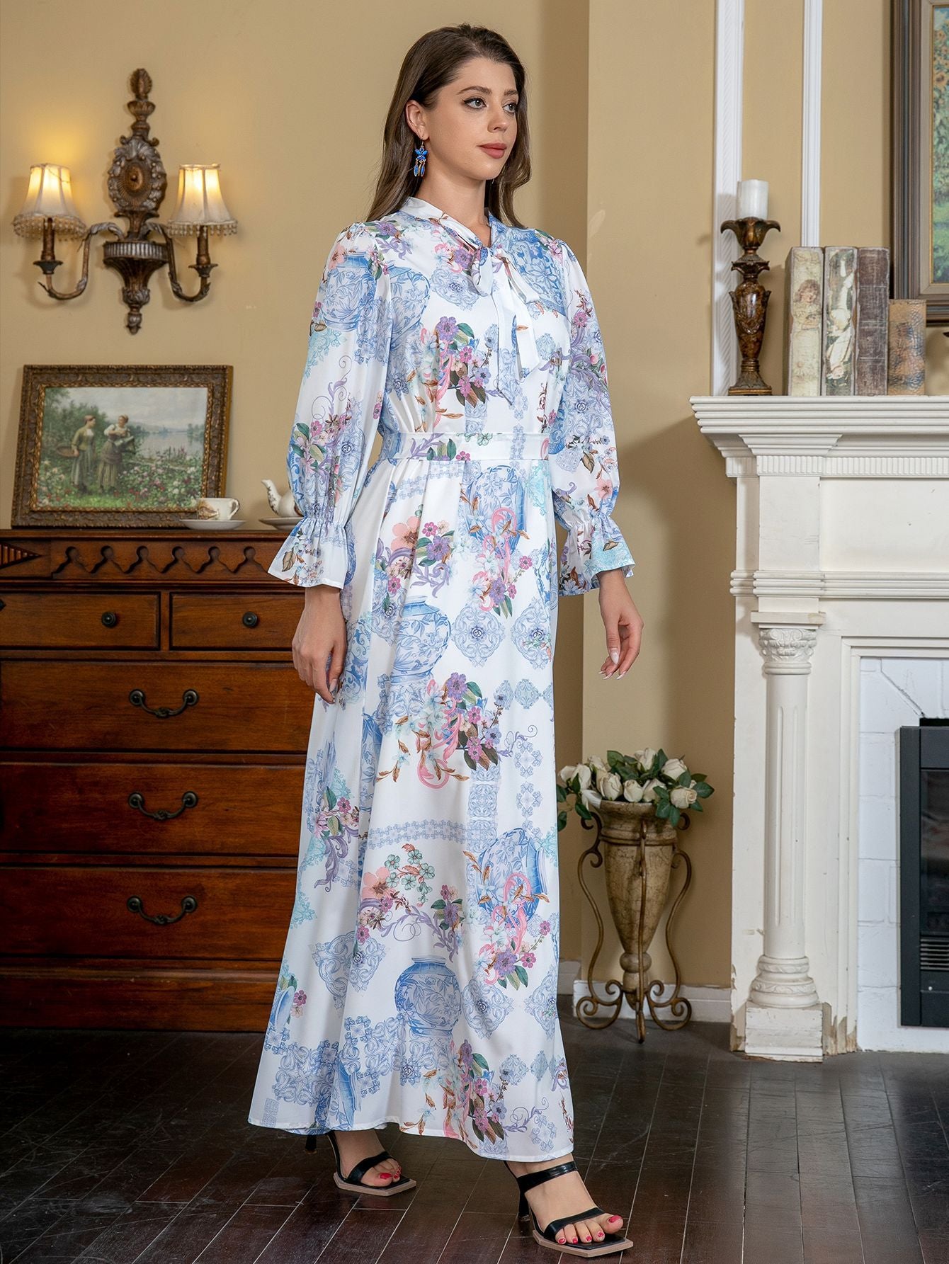 قفطان زهري عصري