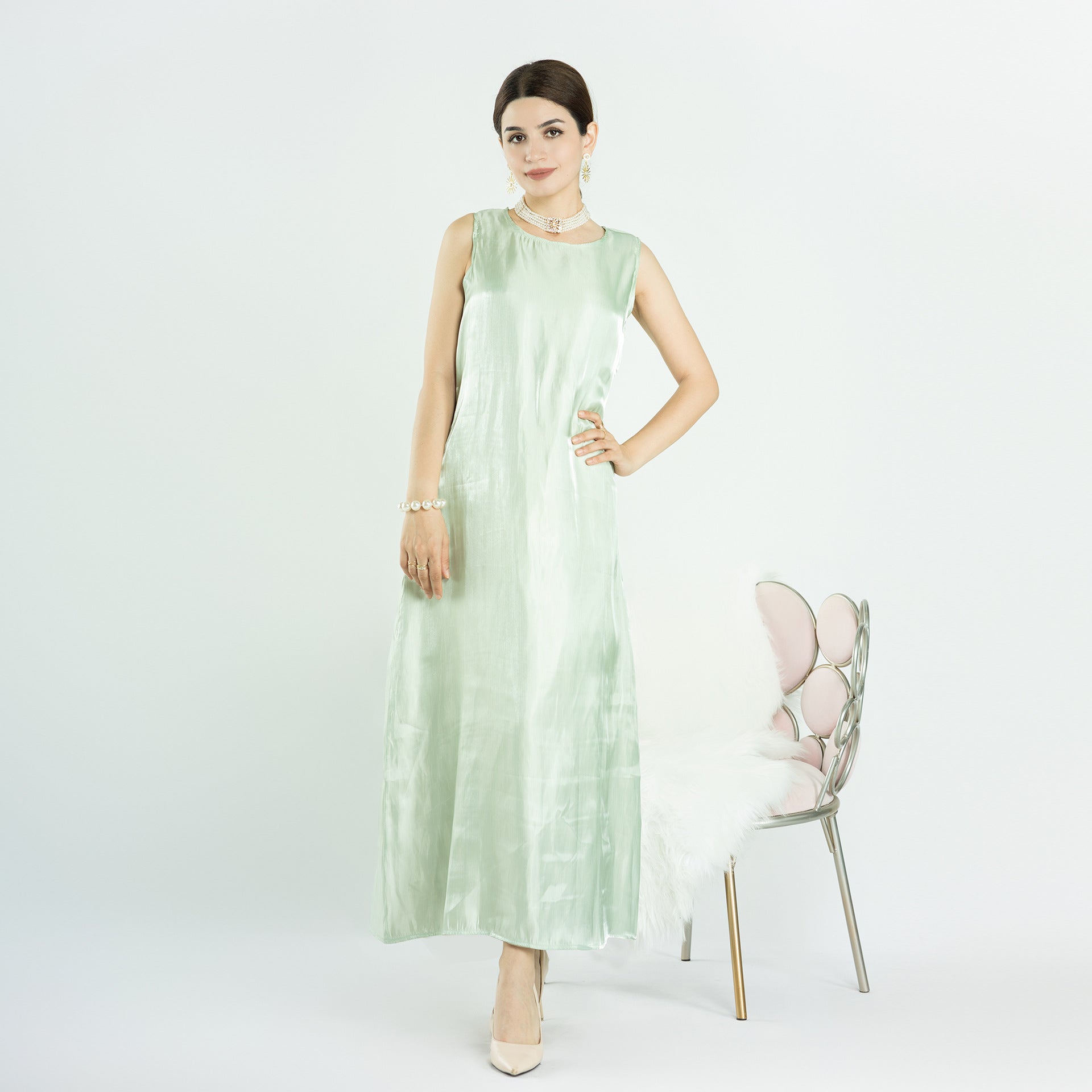 Lightweight Silk Satin Abaya