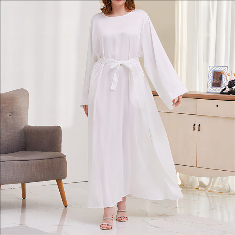 فستان رمضان مع حزام 