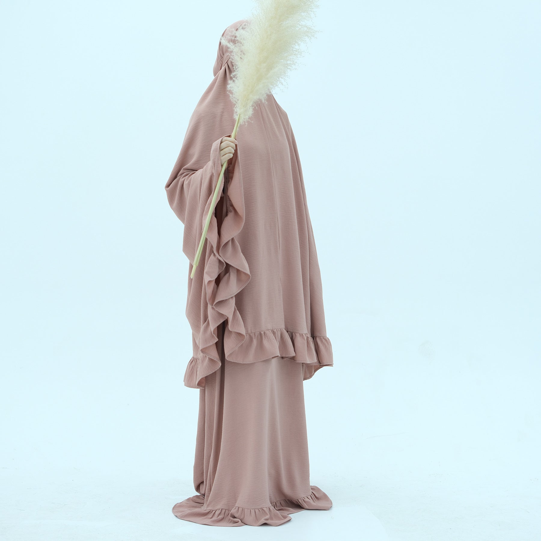 Solid Color Jilbab Abaya Niqab