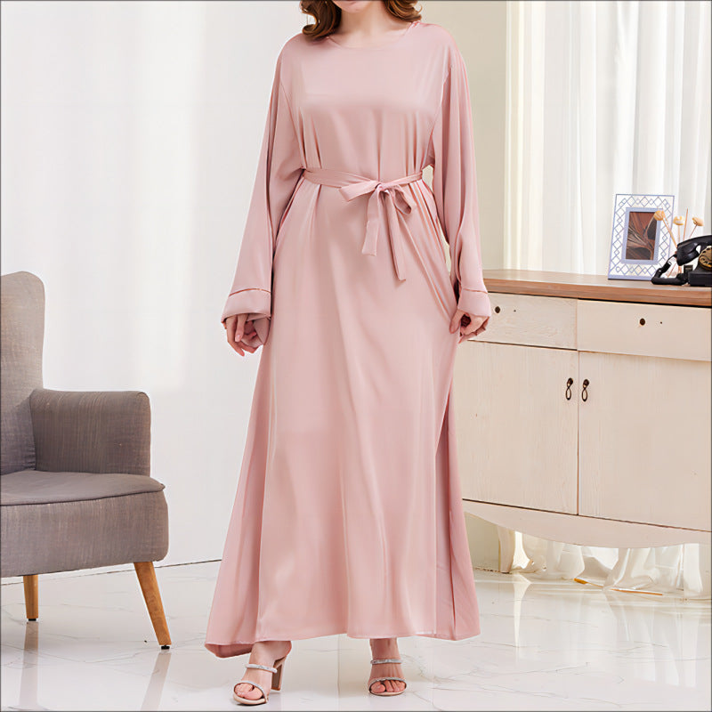 فستان رمضان مع حزام 