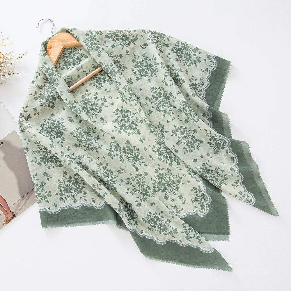 100 Color Wave Printed Hijab 1-25