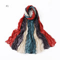Rainbow Colored Twisted Hijab