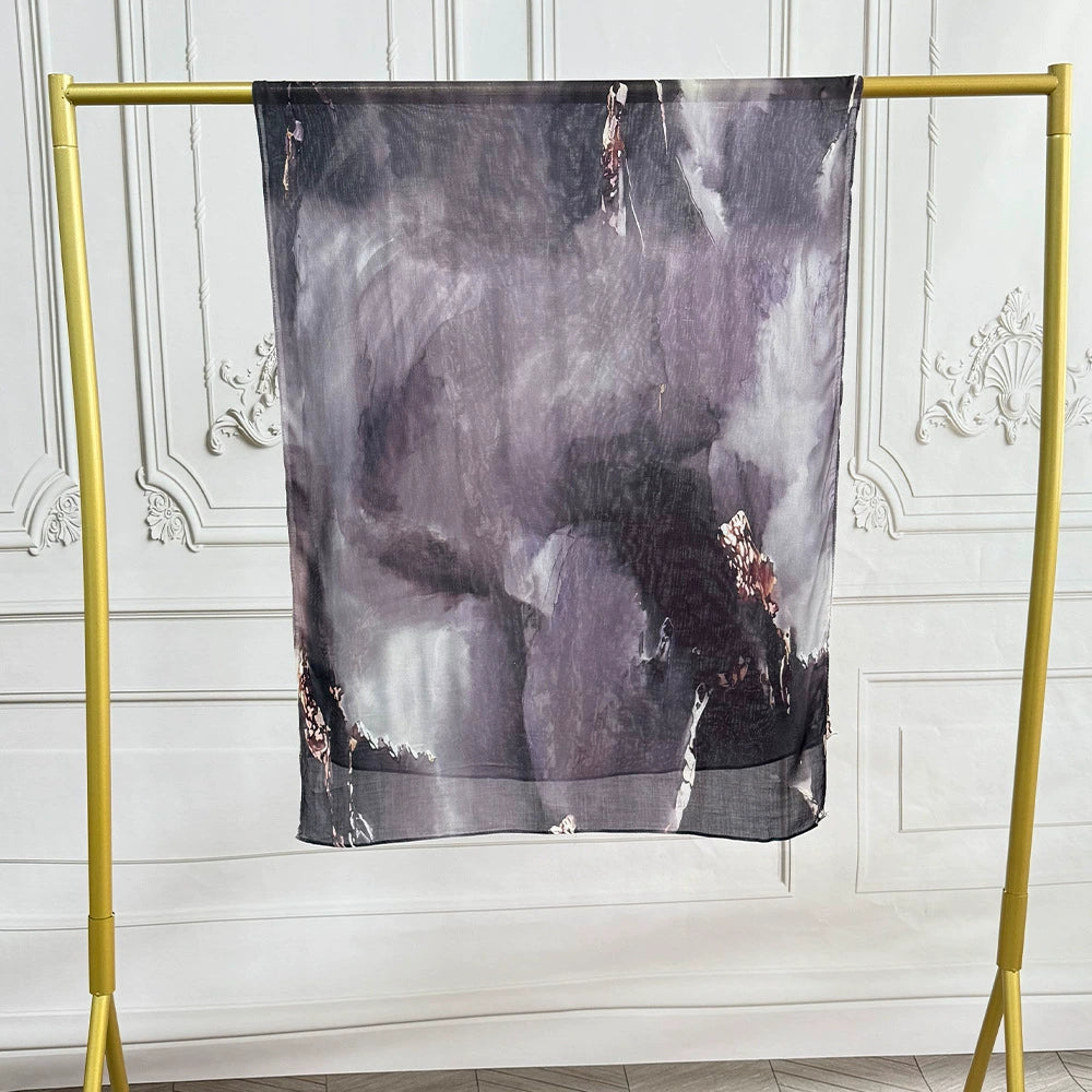 Watercolor Printed Hijab