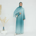 Gradient Color Star Abaya