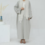 Love Embroidery Abaya with Hijab