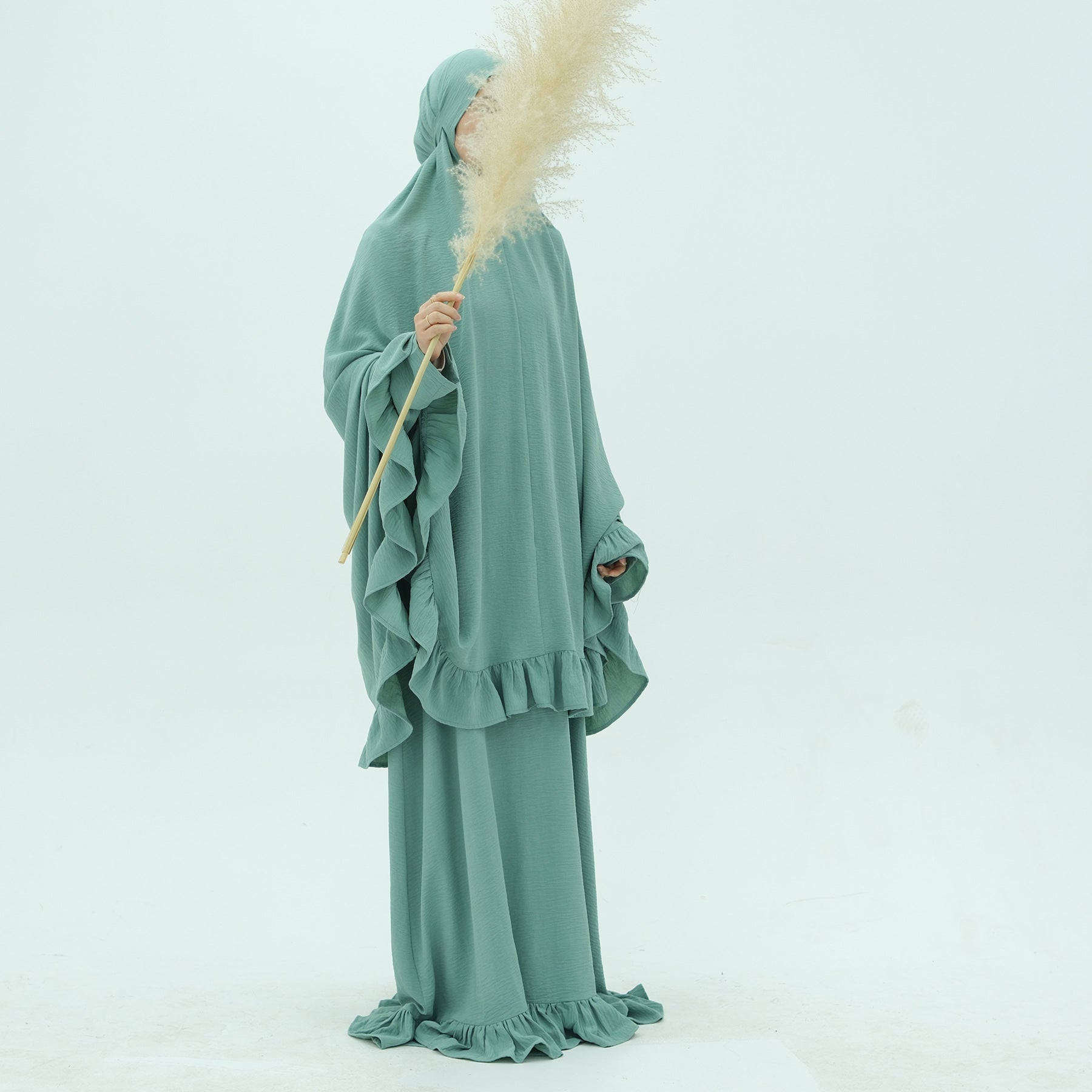 Solid Color Jilbab Abaya Niqab