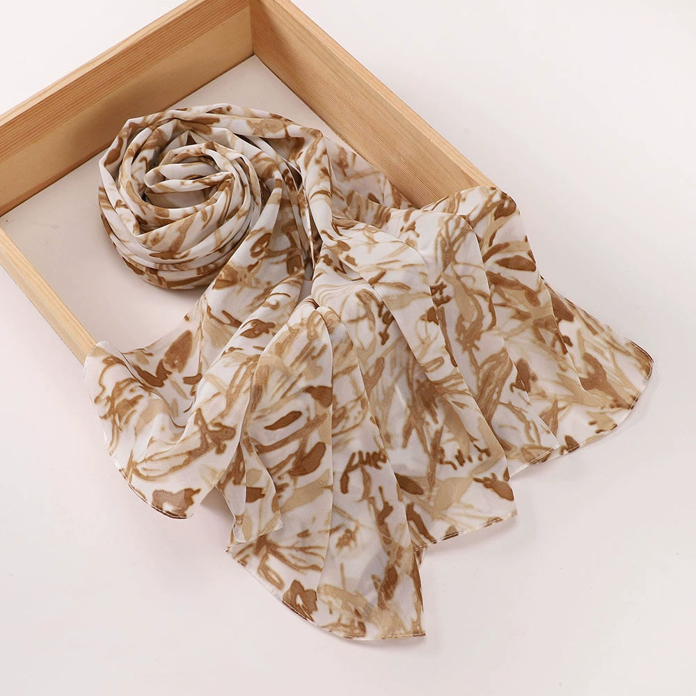 Rose Flower Printed Hijab