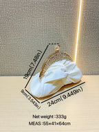 حقيبة يد ذهبية للسهرة 