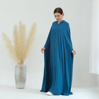 Elegant Solid Color Cape Jilbab