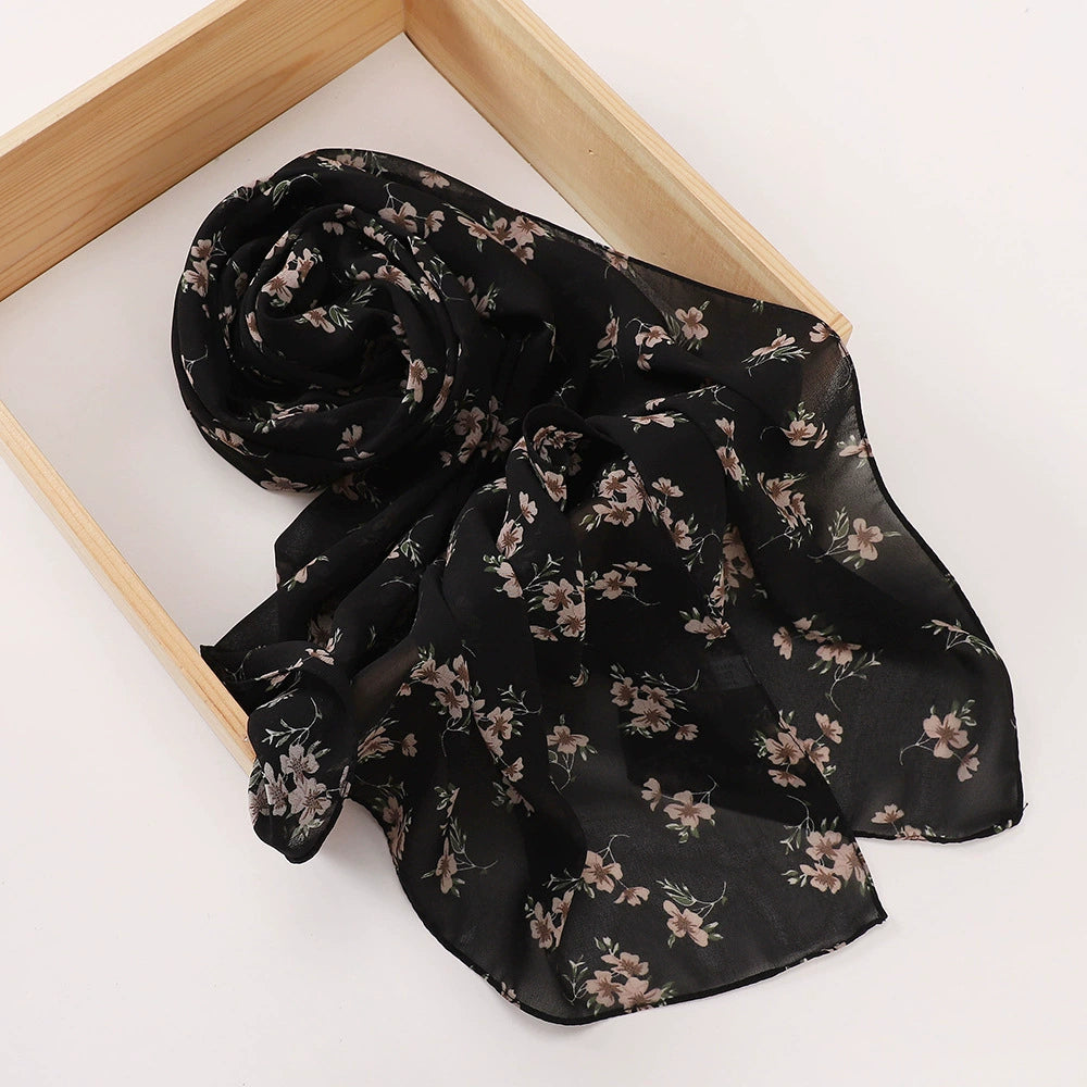 Rose Flower Printed Hijab