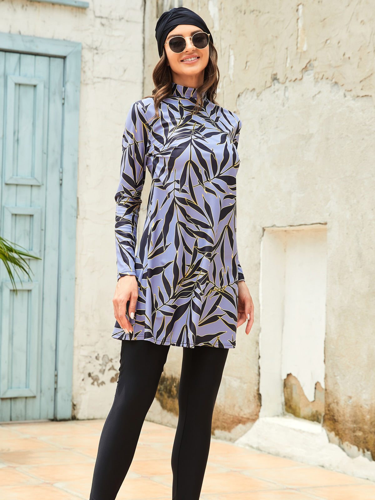 Foil Stamped Swimwear Set