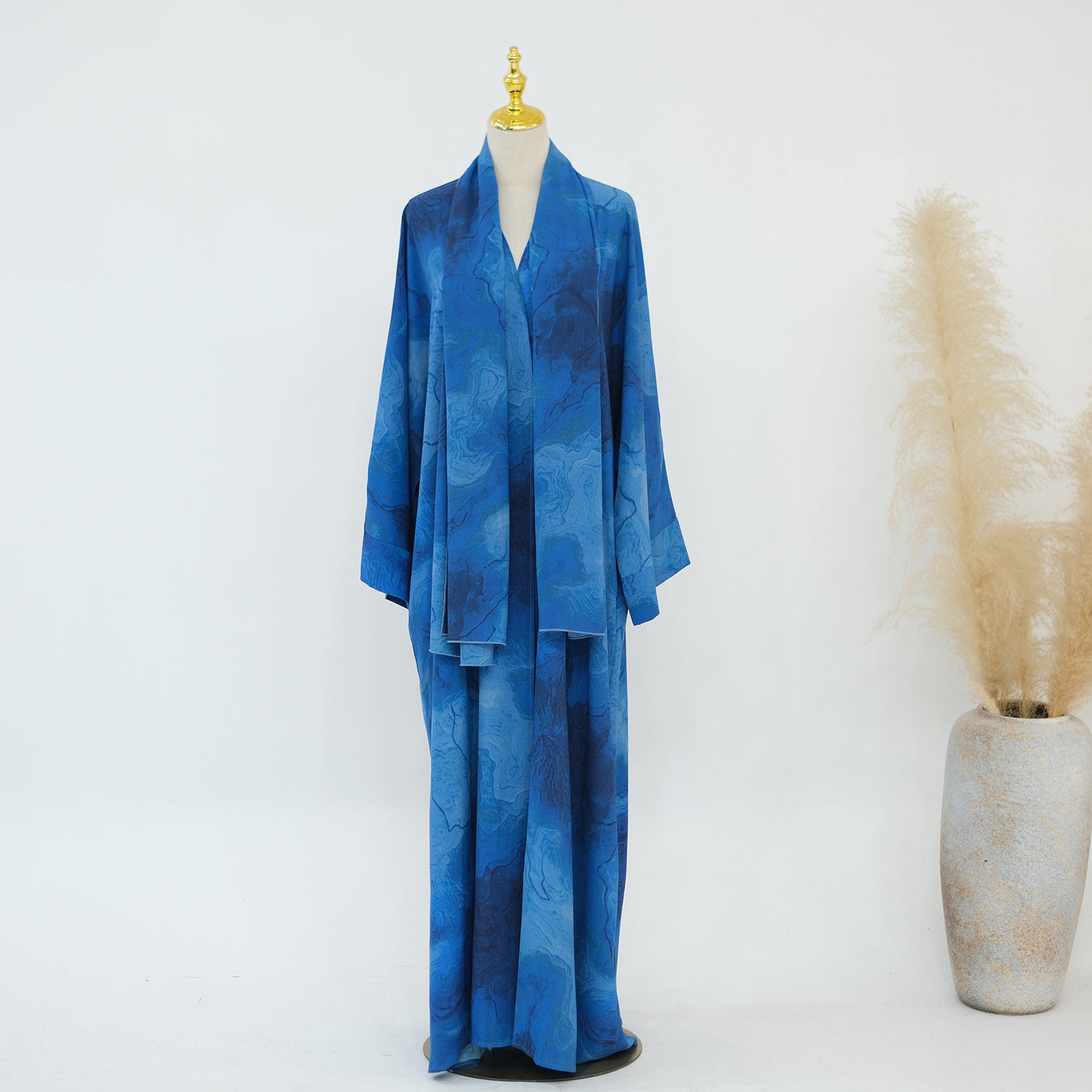 Fashion Printed Abaya with Hijab