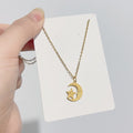 Sun and Moon Star Pendant