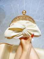 حقيبة يد ذهبية للسهرة 