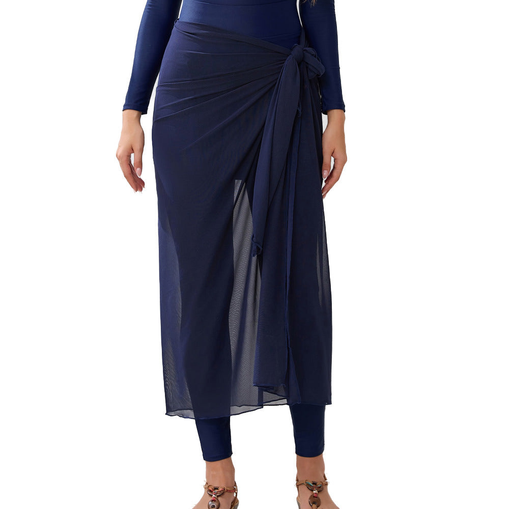 Short Skirt Swimsuit Three Piece Suit