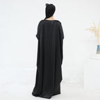 Luxury Rhinestone Embellished Abaya Dress