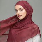 Chiffon Pleats Hijab