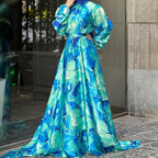 Women  Printed Evening Dress