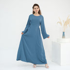 Elegant Collarless Maxi Dress