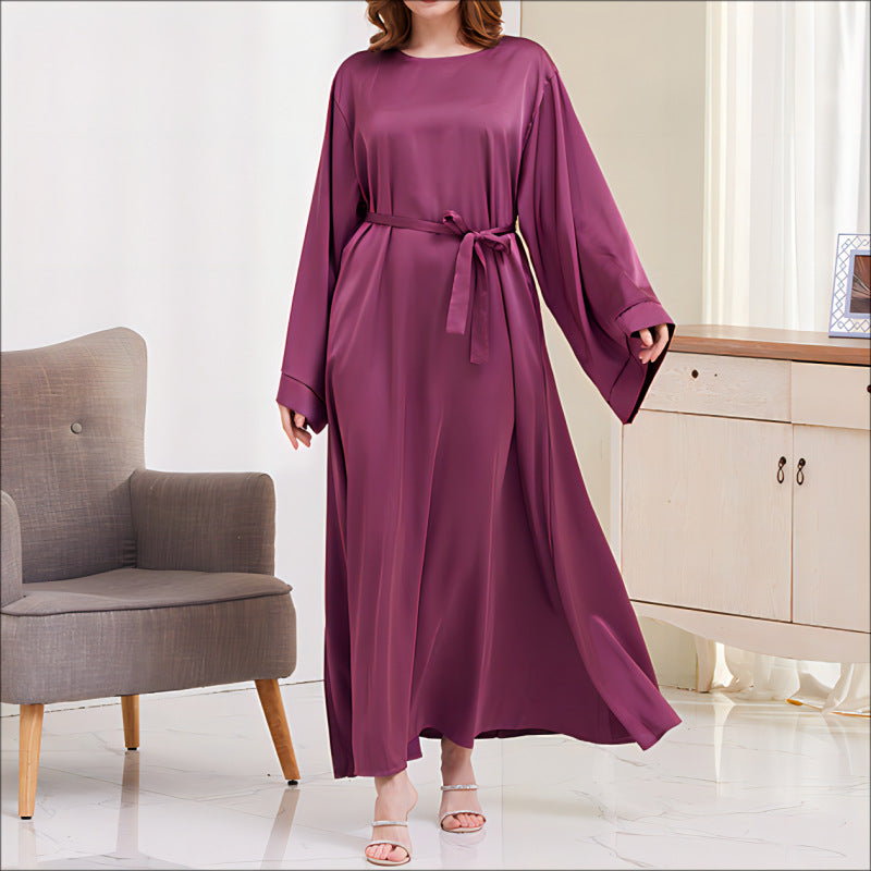 فستان رمضان مع حزام 