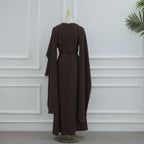 Luxury Beaded Long Sleeve Dress Set