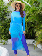 3-Piece Muslim Swimsuit Blue