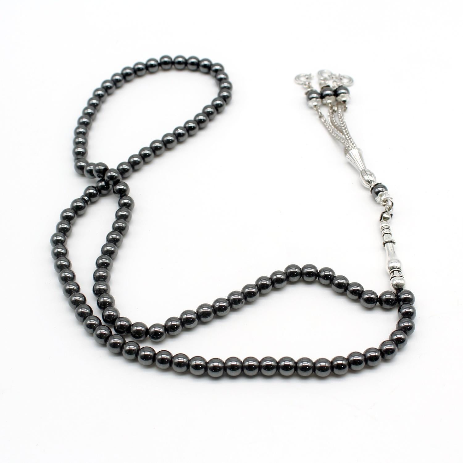 99 Black Gallstone Beads