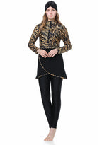 Colorful Pattern 3PCS Swimwear Burkini