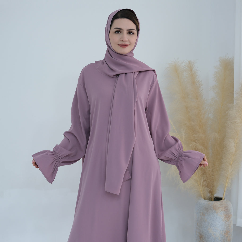 Flare Long Under Abaya Dress
