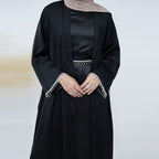 Bead Abayas with Crystal Chain