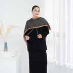 Autumn and Winter Thickened Knitted Abaya Set