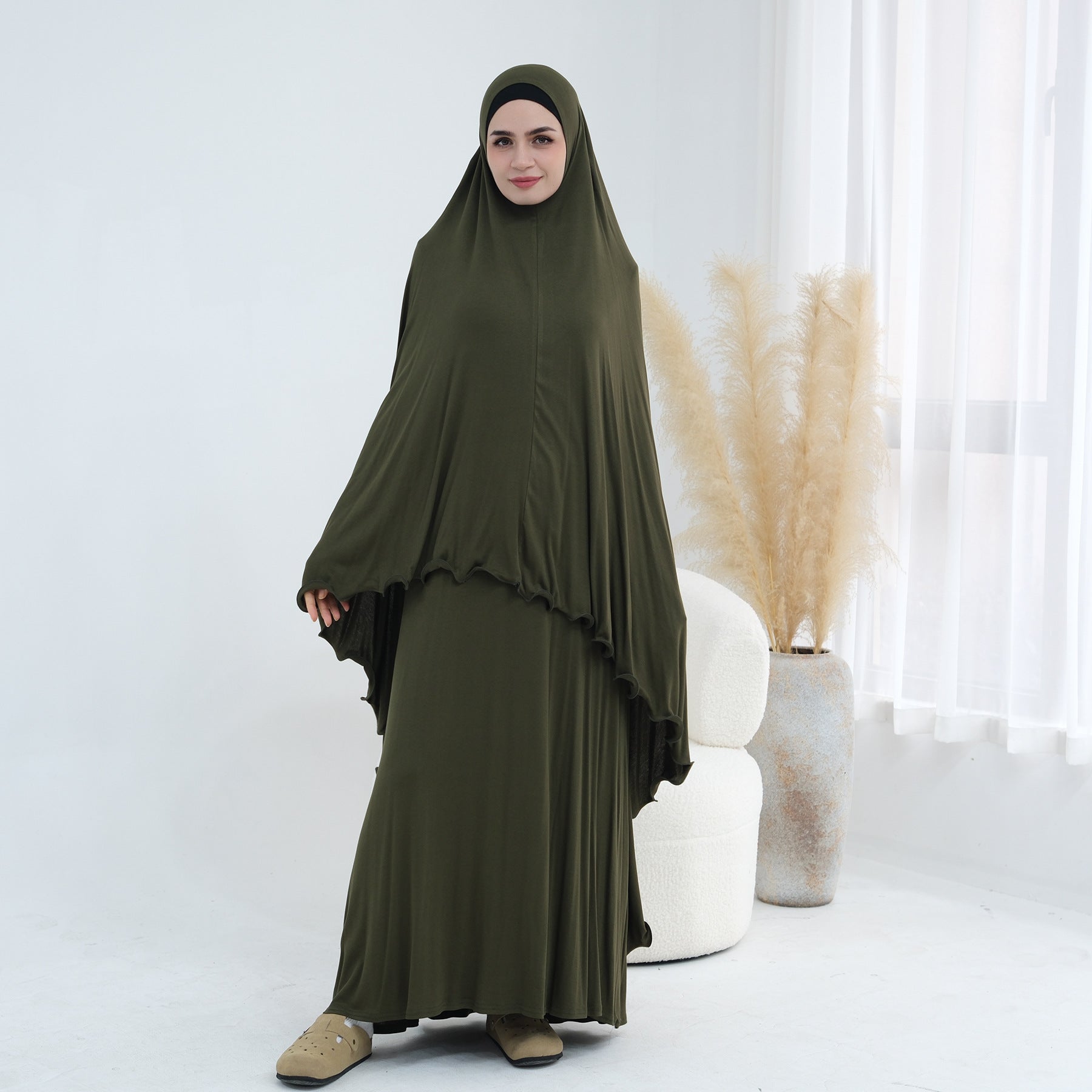 Solid Color Overhead Jilbab