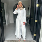 Long Robes Abaya and Pants Set