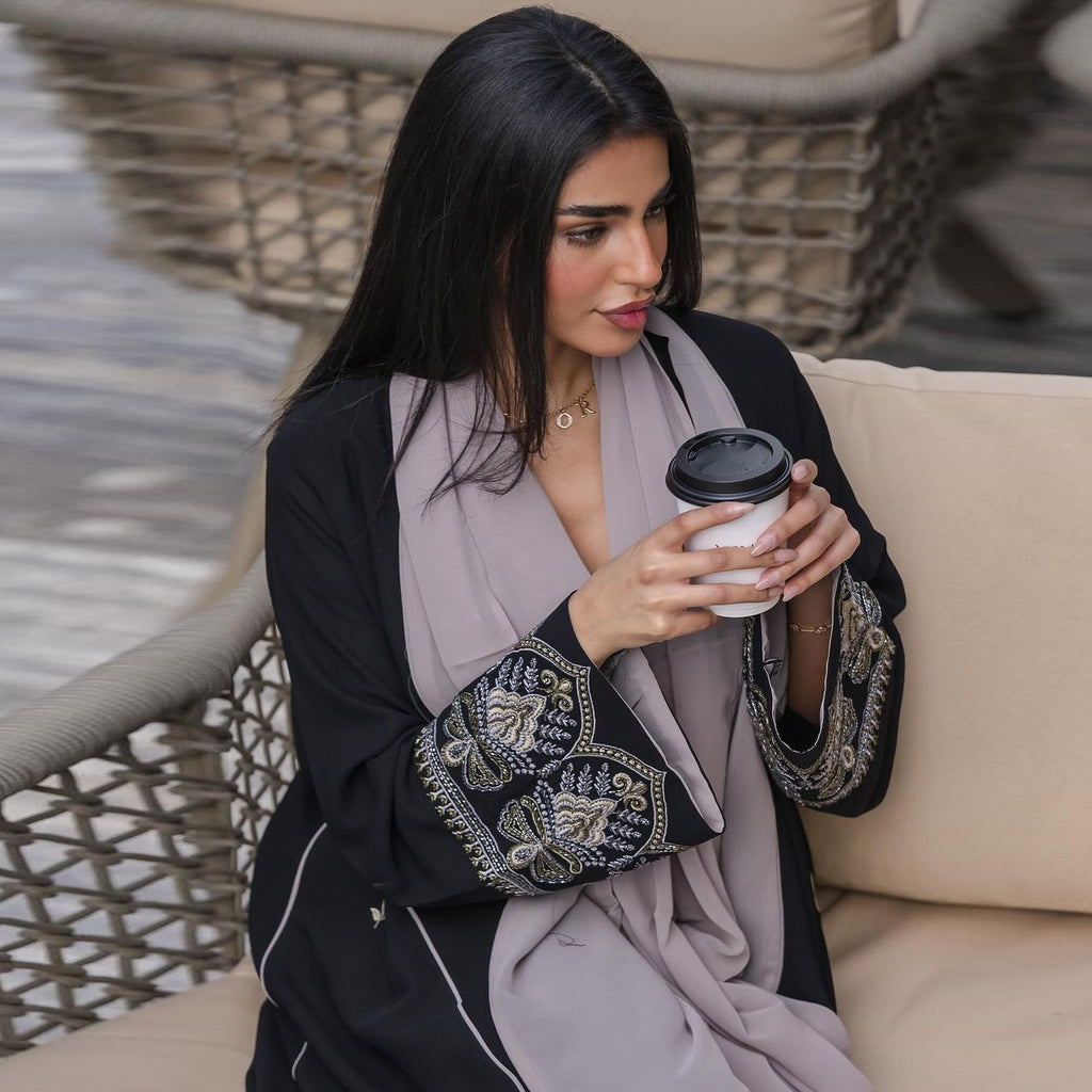 Embroidered Forsan Fashion Abaya