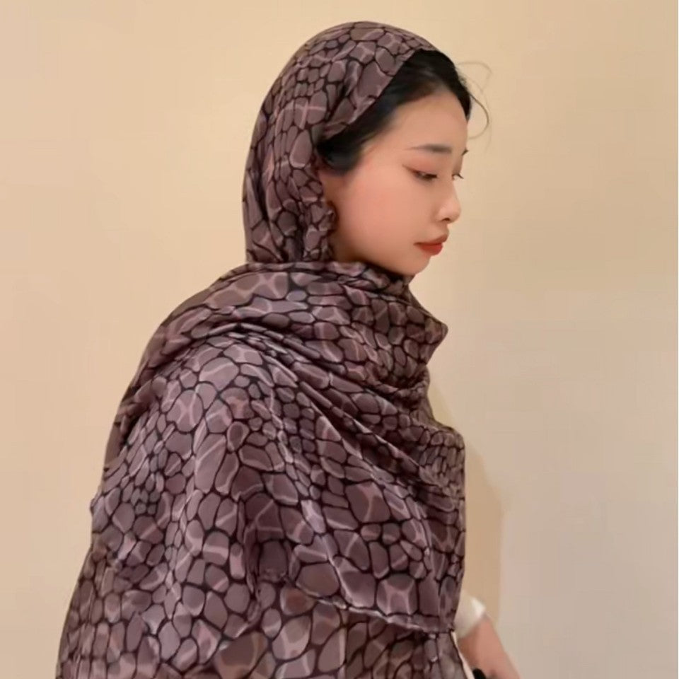 Fashion Watercolor Soft Hijab Scarf