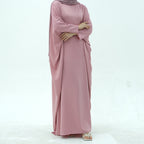 Luxury Rhinestone Embellished Abaya Dress