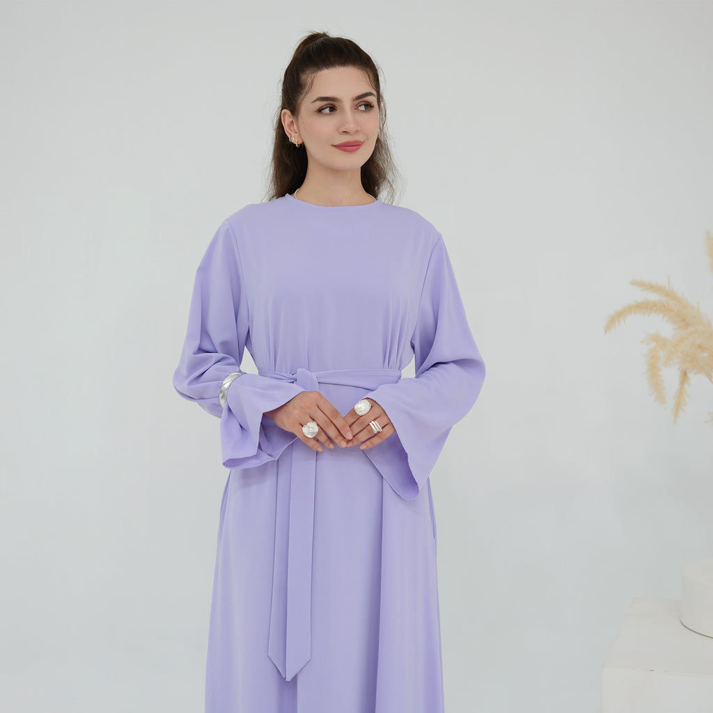 Solid Color Various Styles Abaya Dresses