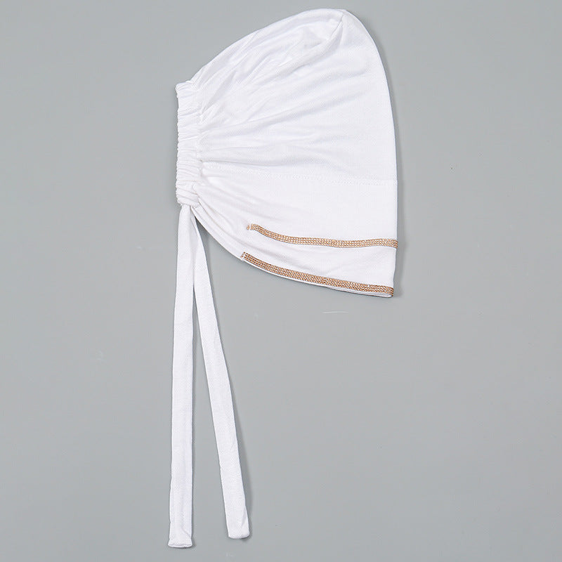 Double Row Rhinestone Strap Hijab