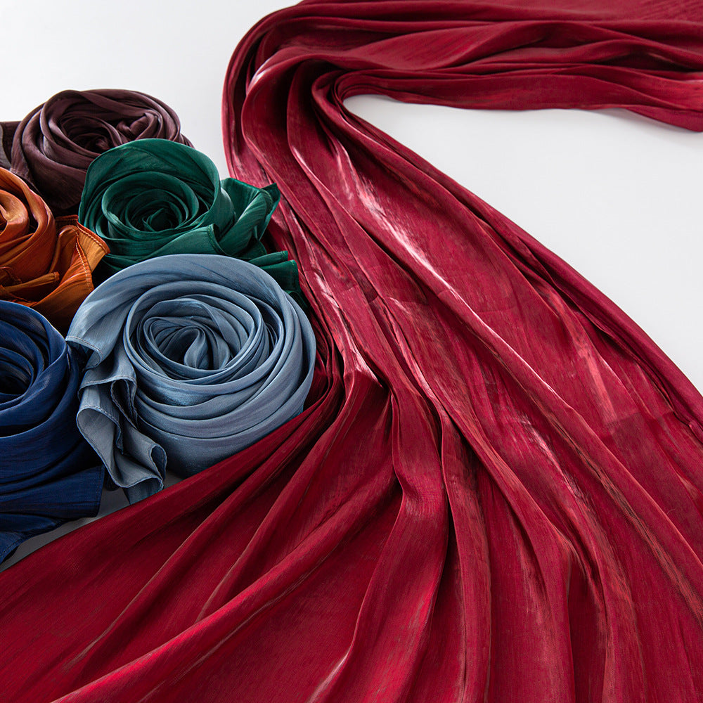 Solid Color Lightweight Hijab Scarf