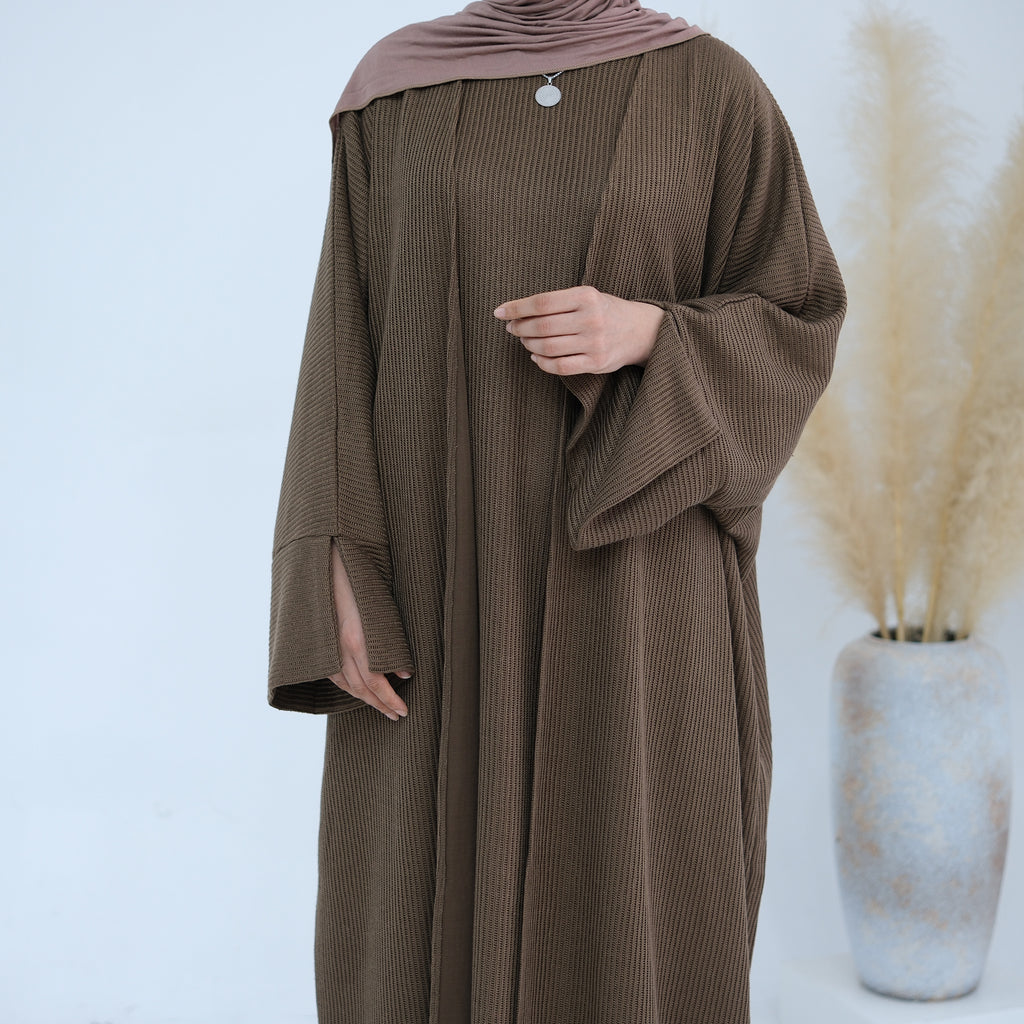 Thick knitted Sweater Abaya