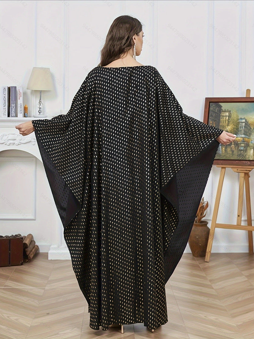 فستان بأكمام الخفاش