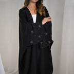 Beaded Bow Cardigan Abaya