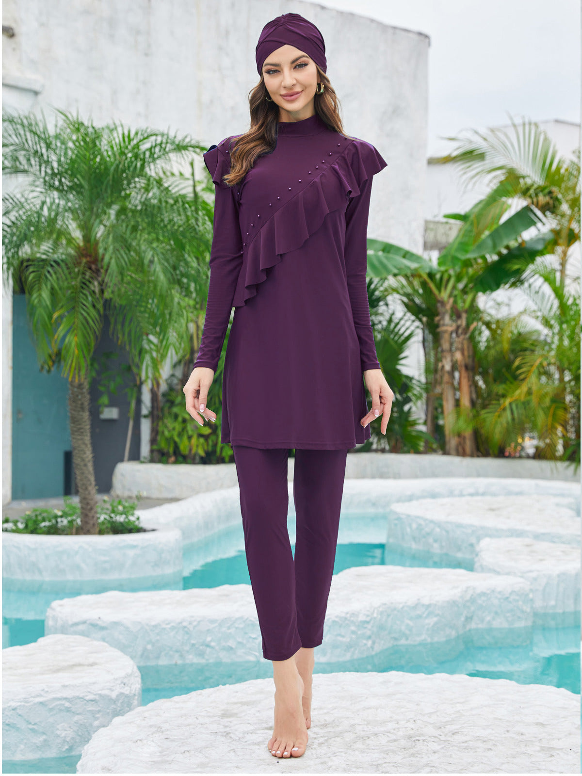 Muslim Long Sleeve Women's Swimsuit