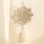 Ramadan Moon Star Wooden Hanging Decor