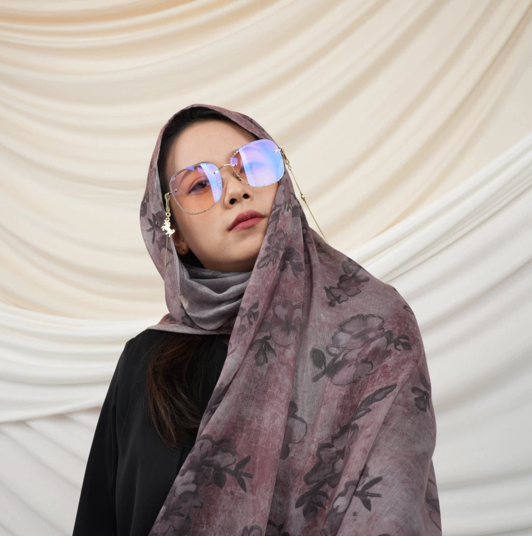 Tie-dye Ethnic Print Hijab