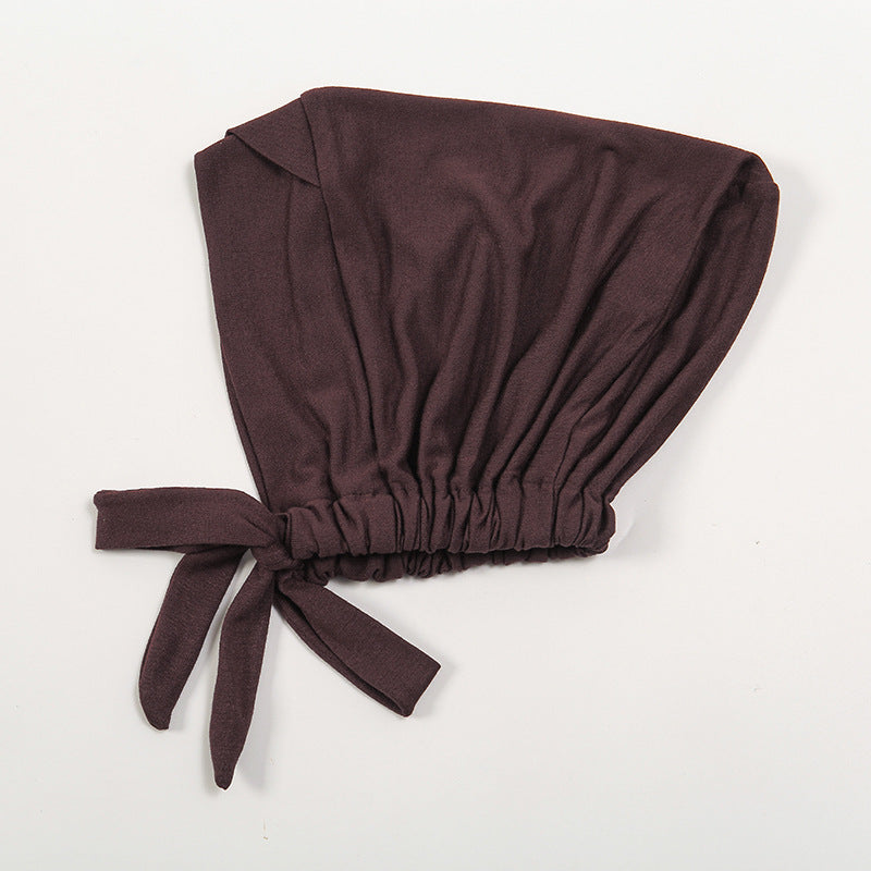 Modal Elastic Cross Strap Base Hijab