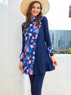 Delta Print Swimwear Set